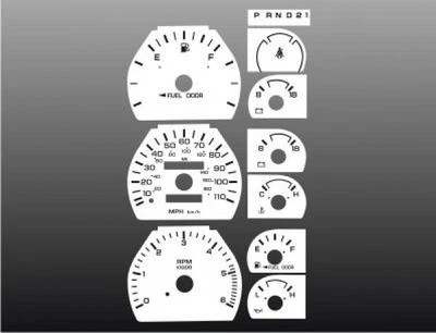 Medidores de cara blanca para Dodge Dakota 1994-1996 Foto 1 de 4