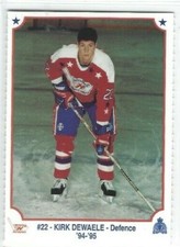 1994-95 Lethbridge Hurricanes (WHL) Kirk Dewaele