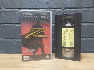 The Mask Of Zorro VHS Video Big Box Ex Rental Large Case Retro Film Movie Home - Picture 1 of 4