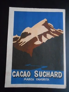 ritaglio-clipping-CACAO SUCHARD marca favorita 1908-cm.19x25,5-sc.3 - Imagen 1 de 1