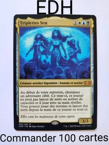 MTG Commander Deck Triplettes Sen 100 Karten Magic the Gathering EDH - Bild 1 von 10