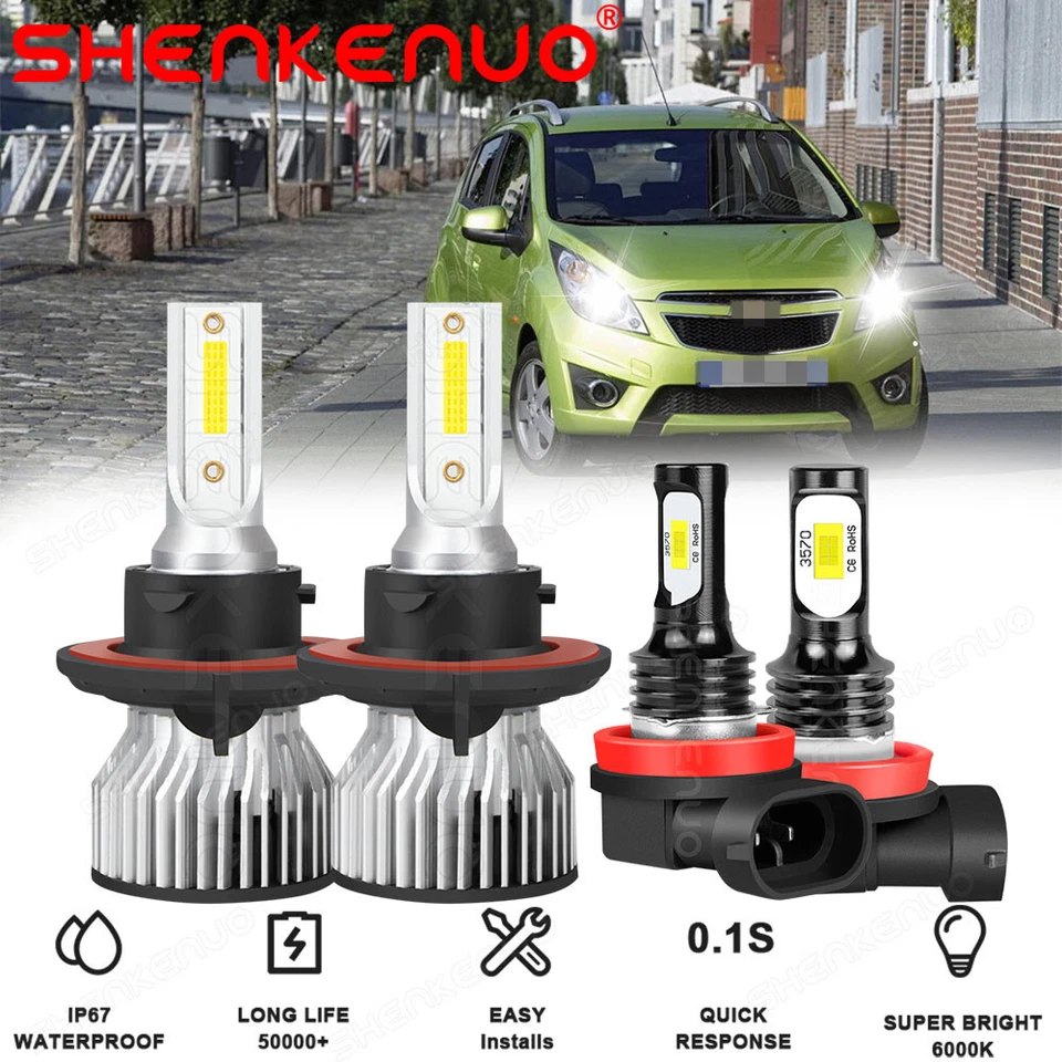 Faro antiniebla LED H11 para Chevrolet Spark 2012-2015 combo H13 9008 Foto 1 de 4