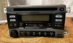98 99 Subaru Legacy Radio AM/FM Cassette CD Player 86201ac430 Free Ship RR - Picture 1 of 11