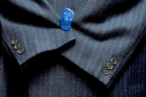DB Canali Wool Blazer Turquoise Stripe on Dark Blue Excellent Condition 42R - Picture 1 of 9