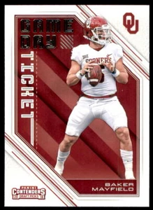 2018 Panini Contenders Draft Game Day Ticket Baker Mayfield Oklahoma Sooners - Picture 1 of 2