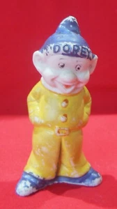Biskuit Porzellan 1930er Disney Schneewittchen Dopey Zwerg Figur Japan - Bild 1 von 7