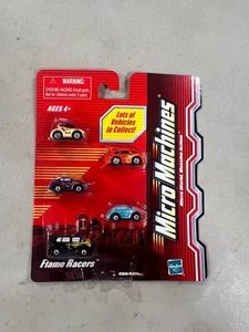 Micro Machines Flame Racers - 5 Car Set 2003-Hasbro New in Sealed Package D18 - Picture 1 of 2
