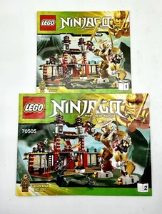 Lego Ninjago Masters Of Spinjitsu 70505 Instruction Manuals Only Golden Dragon - Picture 1 of 2