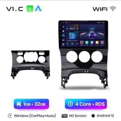 Autoradio Android Per Peugeot 3008 2009-2015 CarPlay-AndroidAuto Wireless+Retro. - Immagine 1 di 4