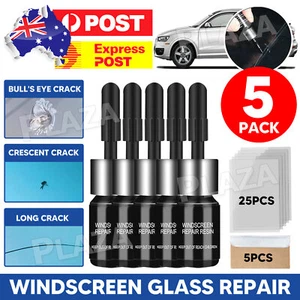 5Pack Automotive Glass Repair Kit Nano Fluid Car Windshield Resin Crack Tool AU - Picture 1 of 11