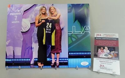 Jacy Sheldon Autographed 8.5x11 Photo Ohio State Dallas Wings WNBA With COA - Image 1 of 4