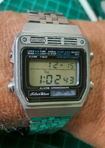 Rare Vintage 1980s Seiko SilverWave A258-5040 A2 Japan A Working Full - Picture 1 of 7