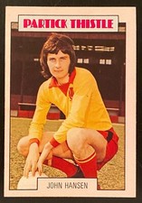 A&BC SCOTTISH FOOTBALL 1973 (PINK) - 065 JOHN HANSEN - PARTICK THISTLE