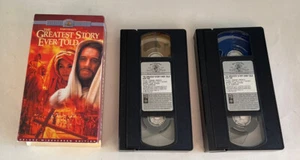 The Greatest Story Ever Told (VHS, 1996, 2-Tape Set) - Picture 1 of 2
