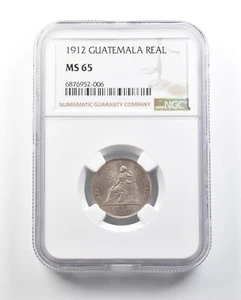 1912 Guatemala Real MS65 NGC *0613 - Picture 1 of 3