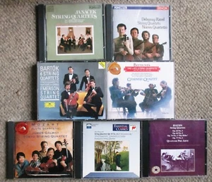 Classical String Quartet 7 CD 10 Disc Lot Bartok Janacek Beethoven & more Clean - Picture 1 of 3
