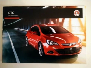 VAUXHALL GTC 1.4i 1.6CDTi 1.6 SRi Limited Edition Brochure 2016 - Picture 1 of 1