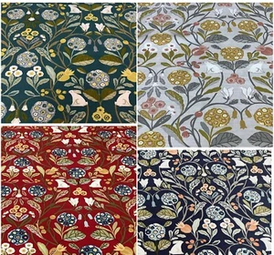 Clarke + Clarke-Studio G- FORESTER Cotton Fabric.Upholstery/Curtain/Craft - Imagen 1 de 6