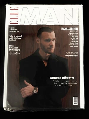 ELLE MAN 2025/01 Turkish magazine KEREM BÜRSİN/KEREM BURSIN cover first issue Foto 1 de 2