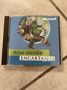 2 CD-ROM PC Atlas Mondial Encarta 2001 - Photo 1/3