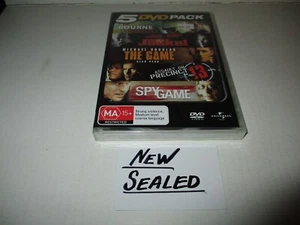 ACTION X5 DVD PACK 'JACKAL' THE GAME'SPY GAME'BOURNE IDENTITY' (NEW SEALED) - Picture 1 of 7