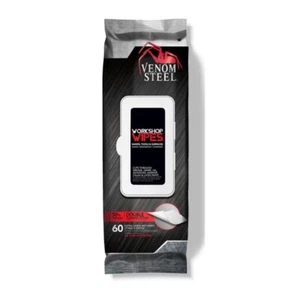 Venom Steel Workshop Wipes with Scrubbing Beads, VENWP60 - Picture 1 of 1