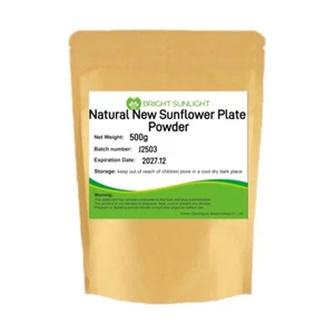 Natural New Sunflower Plate Powder Whole Dry Sunflower Seed Plate Powder 500g - Picture 1 of 5