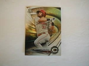 2022 BOWMAN PLATINUM MATHEU NELSON TOP PROSPECTOS TARJETA DE HIELO #TOP-100 ROJOS - Imagen 1 de 2