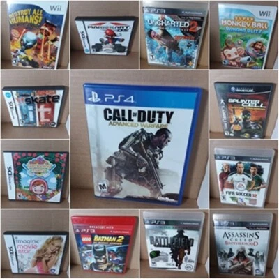 Huge Selection Nintendo Wii, DS, Gamecube & PS3 Games Top Titles Bulk Discounts - Image 1 of 3