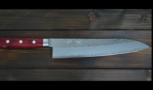 Cuchillo Tsunehisa Gyuto 210 mm (7 pulgadas) - Aogami Super Steel, acabado martillado - Imagen 1 de 1