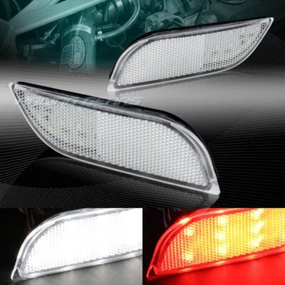 LENTE TRANSPARENTE LED PARACHOQUES TRASERO LUCES FRENO LÁMPARAS AJUSTE 08-14 SUBARU IMPREZA WRX STI Foto 1 de 3