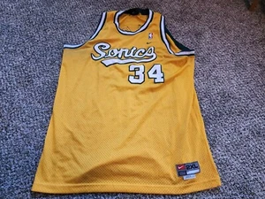Nike NBA Seattle Super Sonics Ray Allen #34 Swingman Jersey Mens 2xl Vintage - Picture 1 of 7