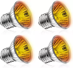 Reptile Heat Lamp Turtle Heating Light 4PCS 50W UVA UVB Heat Bulb Simulated S... - Picture 1 of 1