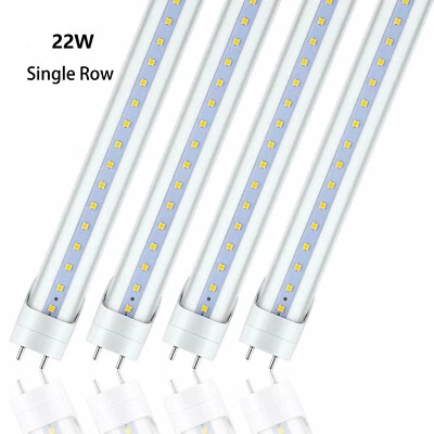 22W 28W T8 G13 4FT LED Tube Light Bulb 5000K Garage 4 Foot LED Shop Lights 6000K - Image 1 of 4