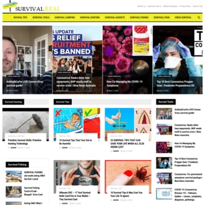 Survival Blog WordPress Website Free Hosting Setup Mobile Responsive SEO Turnkey - Picture 1 of 3