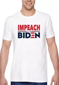 NEW Impeach Biden President Donald Trump Vance 2024 MAGA Crewneck tee T-shirt - Picture 1 of 13