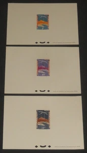 Monaco 280-2 1951 Radio Monte Carlo juego de tarjetas de prueba sin goma como emitido - Imagen 1 de 2