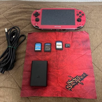 Excellent PS Vita Soul Sacrifice Premium Edition  Console Charger & games - image 1 of 4
