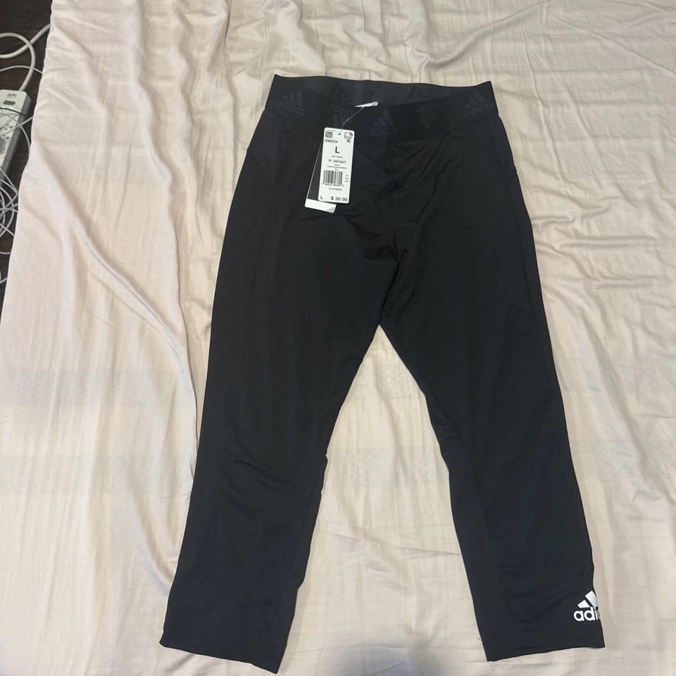 adidas Men's Training TECHFIT 3/4 TIGHTS size 2XL