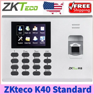 ZKteco Access Control K40 TCP/IP USB Clock Biometric Fingerprint Time Attendance - Picture 1 of 10