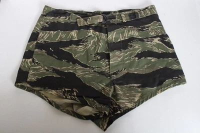 Pantalones Cortos de Nadador De Colección Años 70/80 UDT Estados Unidos Navy Seal Tigre Camuflados Rayas Foto 1 de 4