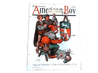 The American Boy – November 1928 – A Knight's Shield Foto 1 de 4