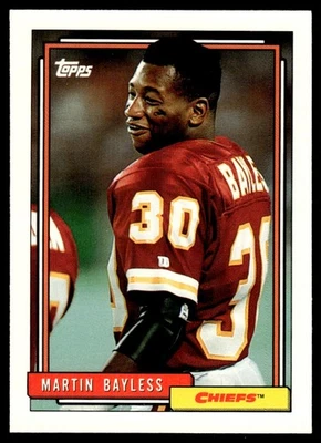 1992 Topps Martin Bayless Kansas City Chiefs #710 - Image 1 of 2