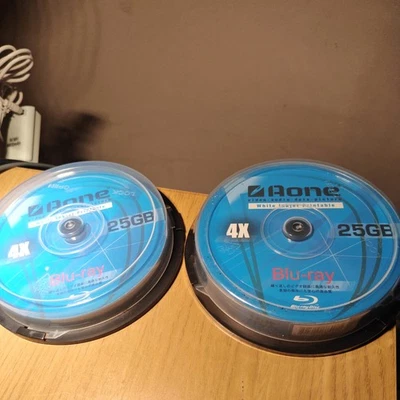 Aone Blu-ray BD-R 25GB 4 x Speed Discs Pack of 18 (10+8) - Image 1 of 4