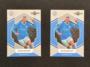 2023-24 DAKA Man City Team Set Holocene Erling Haaland Base 2x LOT - Foto 1 di 2