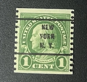 1923-29 Green Benjamin Franklin 1 Cent US - Picture 1 of 2
