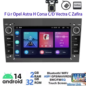 Android14 Autoradio GPS NAVI RDS Für Opel Astra H Corsa D Zafira B Meriva Vectra - Bild 1 von 13