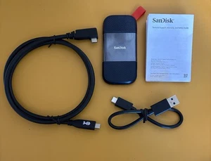 SanDisk 1TB,External,USB 3.2 Gen 2 (SDSSDE30-1T00-G25) Solid State Drive - Photo 1/2