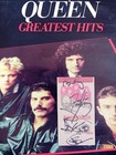  QUEEN FABULOUS signed BACKSTAGE PASS Bold clear ink Signatures FREDDIE  MERCURY