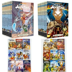 AVATAR inglese 18 libri set completo fumetto L'ultimo dominatore dell'aria cartone animato nuovo - Foto 1 di 12